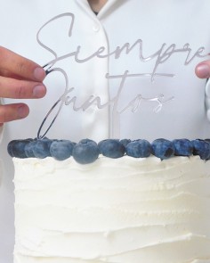 Zoom figura para tartas siempre juntos para bodas
