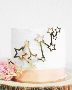 Zoom cake topper estrellas